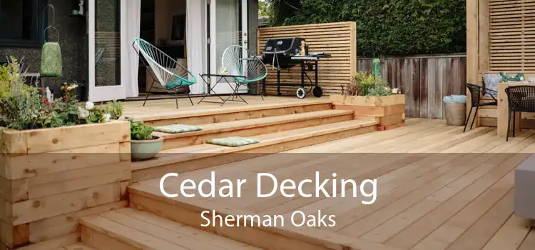Cedar Decking Sherman Oaks